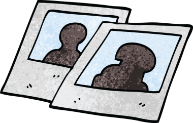 Bir insan tarafından çizilmiş karalama fotoğrafı.