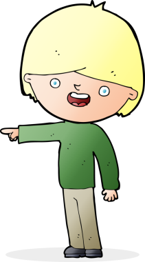 Bir insan tarafından çizilmiş çizgi filmci.