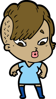 Bir insan tarafından çizilmiş bir karikatür.