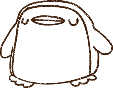 Penguen Kömürü Bir insan tarafından çizilmiş