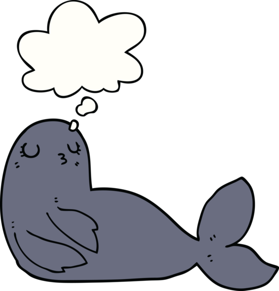 Bir insan tarafından çizilmiş düşünce baloncuklu karikatür mührü