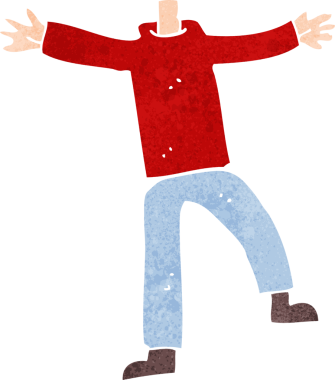 karikatür erkek jest vücudu (bir insan tarafından çizilen ve eşleştirilen karikatürler)