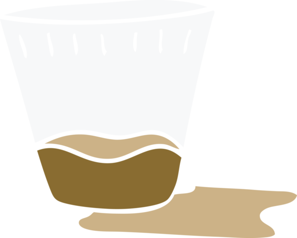 Bir insan tarafından çizilmiş karalama espresso.