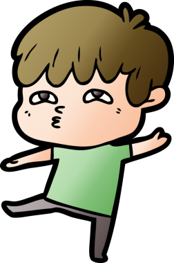 Bir insan tarafından çizilmiş garip bir adam.