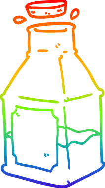 Bir insan tarafından çizilmiş sürahide bir çizgi film şeridi çizimi.