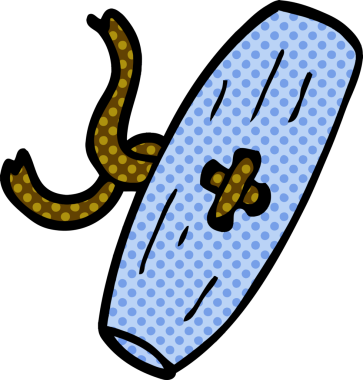 bir insan tarafından çizilmiş eski bir karalama düğmesi