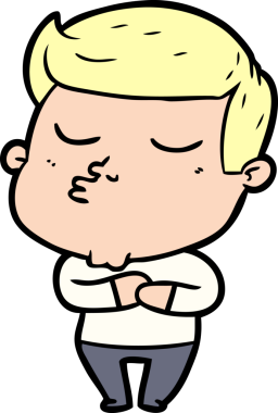 Bir insan tarafından çizilmiş karikatür mankeni adam.