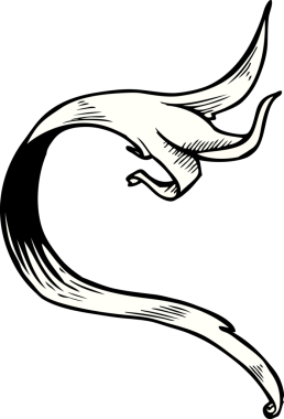 Geleneksel el, bir insan tarafından çizilmiş çiçek girdabı.