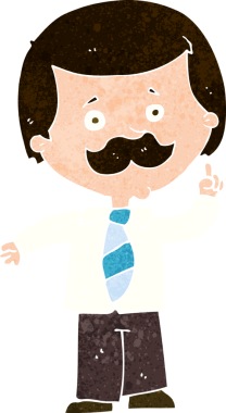 Bir insan tarafından çizilmiş bir fikri olan karikatür muhabiri.