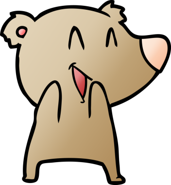 Bir insan tarafından çizilmiş bir çizgi film karakteri.