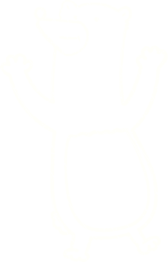 Bir insan tarafından çizilen Kutup Ayısı Tebeşiri