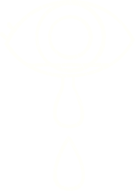 Ağlayan Göz Tebeşiri Bir insan tarafından çizilmiş