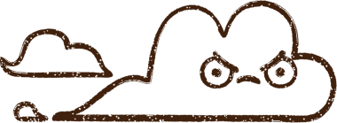 Kızgın Fırtına Kömür Çizimi Bir insan tarafından çizildi