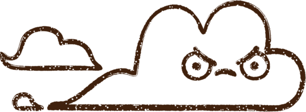 Kızgın Fırtına Kömür Çizimi Bir insan tarafından çizildi