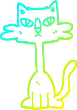 Bir insan tarafından çizilmiş komik bir çizgi film çizimi.