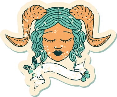 Retro Dövme Biçimi bir insan tarafından çizilmiş karakter yüzüName