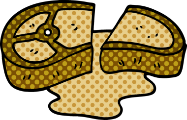 karikatür bir insan tarafından çizilmiş iyi pişmiş et