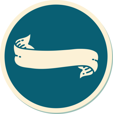 Bir insan tarafından çizilmiş geleneksel bir dövme etiketi.