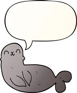 bir insan tarafından çizilmiş düzgün eğimli konuşma baloncuklu karikatür mührü