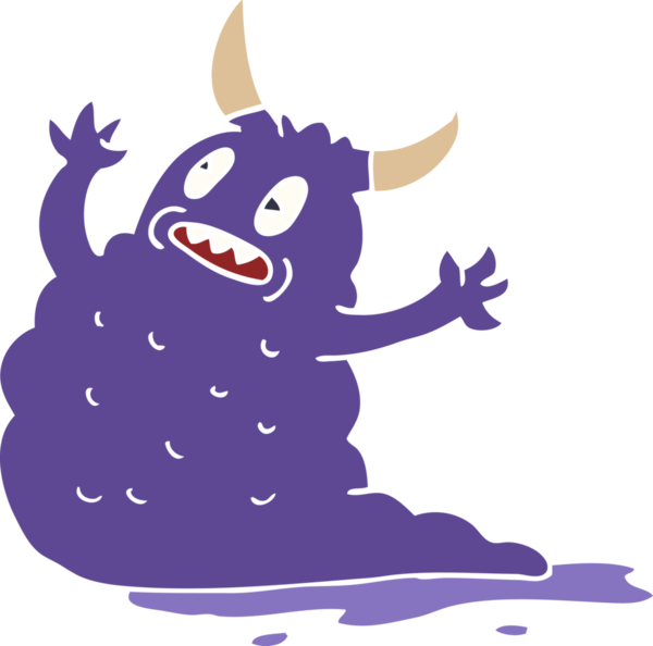 Bir insan tarafından çizilmiş karalama iblisi.