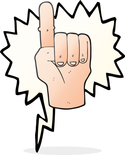 Bir insan tarafından çizilmiş serbest konuşma balonu çizgi filmi.