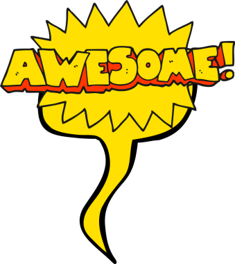 Bir insan tarafından çizilmiş muhteşem serbest konuşma balonu karikatürü.