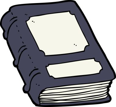 Bir insan tarafından çizilmiş eski bir çizgi roman.