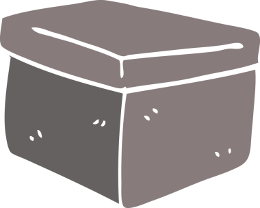 Bir insan tarafından çizilmiş karalama ofisi dosya kutusu.