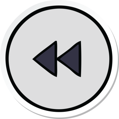 Bir insan tarafından çizilmiş şirin bir çizgi film etiketi.