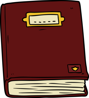 Bir insan tarafından çizilmiş eski bir çizgi roman.