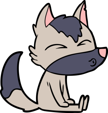 Bir insan tarafından çizilmiş bir kurt düdüğü.