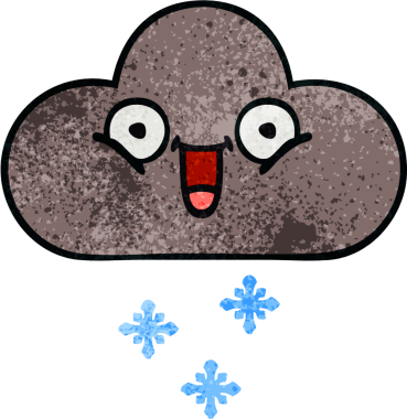 Bir insan tarafından çizilmiş fırtına kar bulutunun retro grunge dokusu