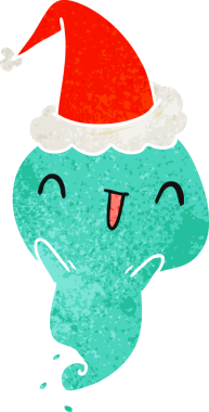 Bir insan tarafından çizilmiş Kawai hayaletinin eski bir karikatürü.