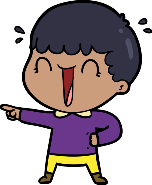 Bir insan tarafından çizilmiş, gülen çizgi film adamı.