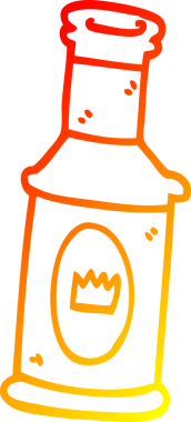 Bir insan tarafından çizilmiş alkollü bir karikatür çizimi.