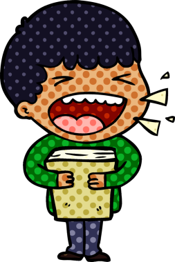 Bir insan tarafından çizilmiş gülen adam.