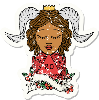 Retro Dövme Biçimi Bir insan tarafından çizilmiş doğal yirmi zar atışıyla düzenleme