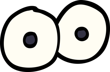 Bir insan tarafından çizilmiş karalamalı gözler.