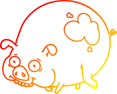 Bir insan tarafından çizilmiş çamurlu bir çizgi film çizimi.