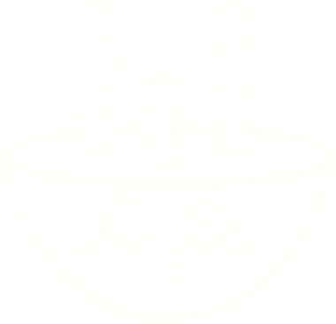 Bir insan tarafından çizilmiş erişte kasesi tebeşiri.