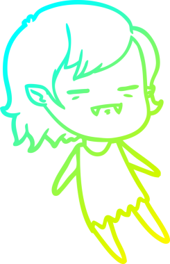 Bir insan tarafından çizilmiş bir çizgi roman çizen ölümsüz vampir kız.