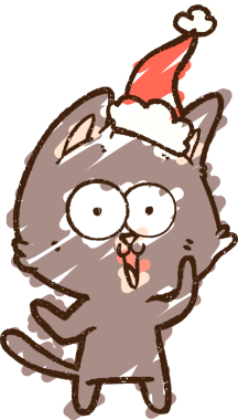 Bir insan tarafından çizilmiş şirin kedi tebeşiri.