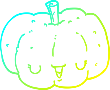 Bir insan tarafından çizilmiş bir çizgi balkabağı çizimi.