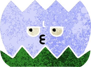 Bir insan tarafından çizilmiş bir nilüfer çiçeğinin retro çizim tarzı karikatürü