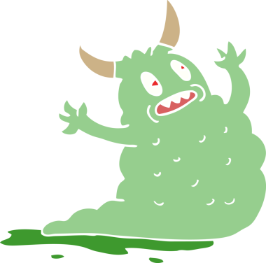 Bir insan tarafından çizilmiş karalama iblisi.