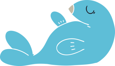 Bir insan tarafından çizilmiş garip karikatür mührü.