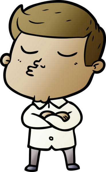 Bir insan tarafından çizilmiş karikatür mankeni adam.