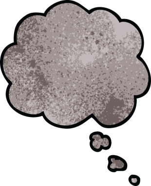 bir insan tarafından çizilmiş karalama ifade kabarcığı