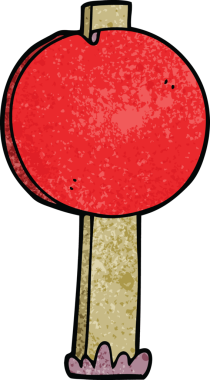 Bir insan tarafından çizilmiş çizgi film çizimi.