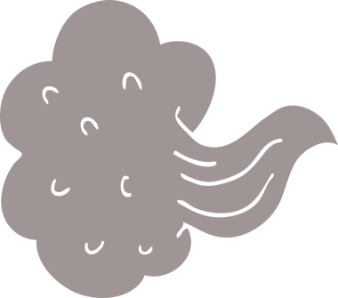 Bir insan tarafından çizilmiş karalama bulutu.